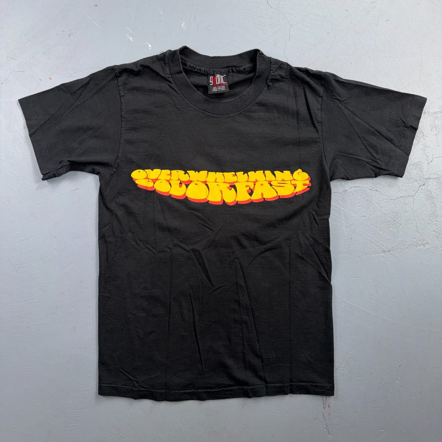 VTG Colorfast Weak As F*ck Graphic T Shirt Black Music Rock Nirvana Band Giant
