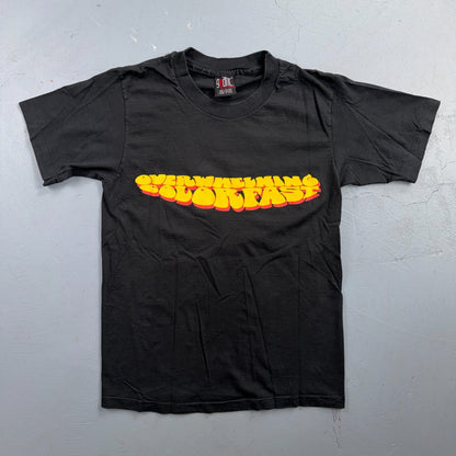 VTG Colorfast Weak As F*ck Graphic T Shirt Black Music Rock Nirvana Band Giant