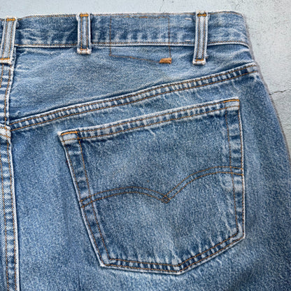Levis 501 Vintage 80s USA XX Straight Leg Jeans Blue Light Wash 42x32 Act 40x31