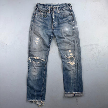 Levis 501 Big E Vintage 60s Redline Selvedge USA XX 1960s Jeans 66 Act 27x29