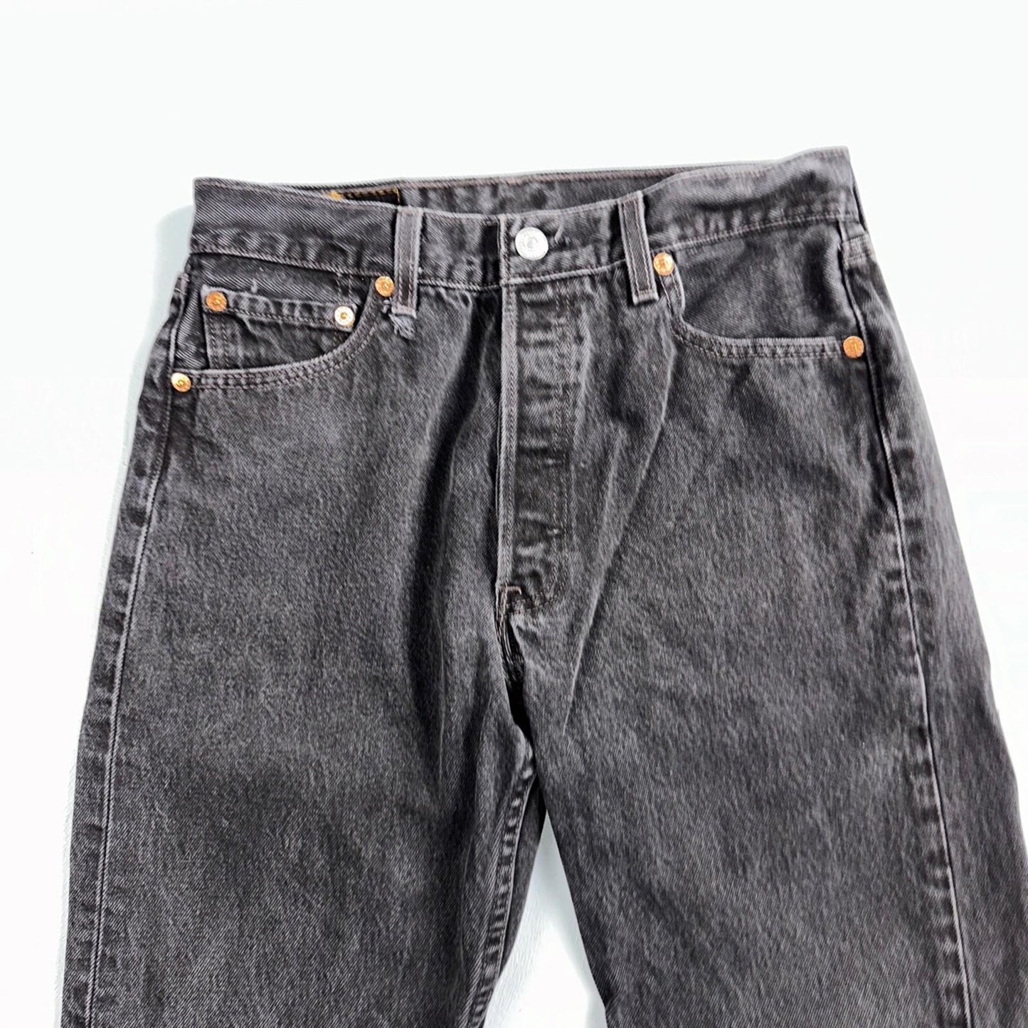 Levis 501 Vintage 90s Mexico Straight Leg Jeans 30x32 Y2K Dark Wash Act 27x30