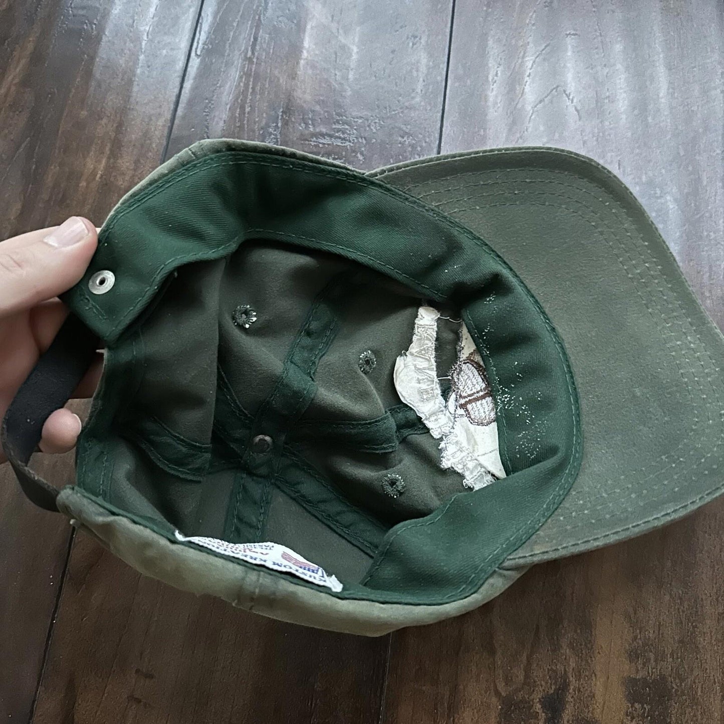 Crane Prairie Vintage Hat Cap Snapback 80s Fish Swimming Hunting Travel Fishing
