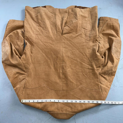 Vtg Circle S Dallas Texas USA Corduroy Country Western Cowboy BLAZER JACKET 44L