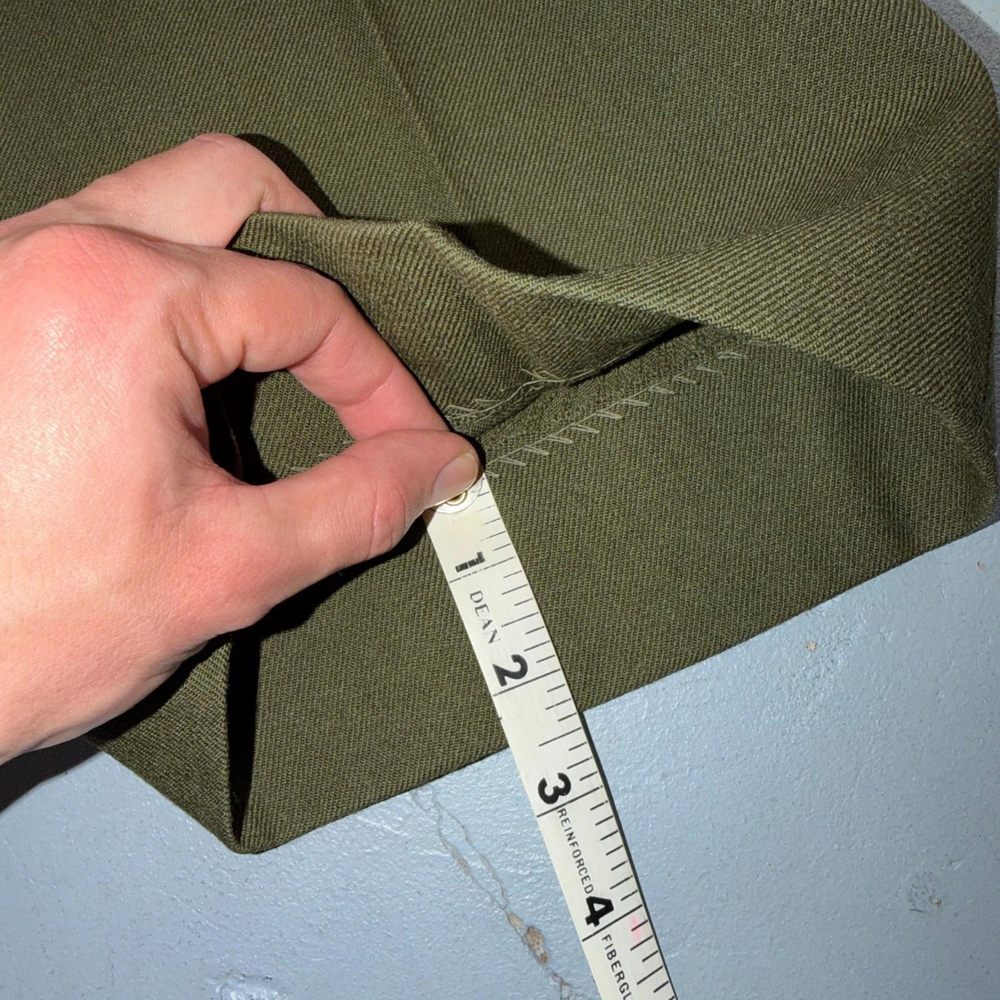 Vintage Military Pants Trousers Medium Regular 50s M1951 OG-108 Wool Mens 31x30