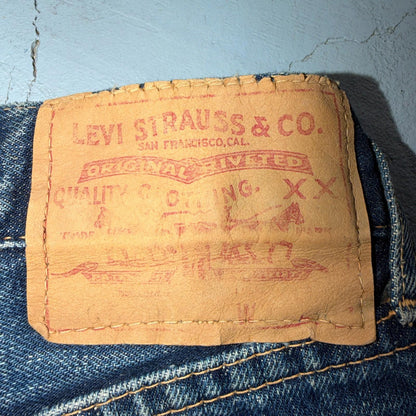 Levis 505 Big E Vintage 60s Redline Selvedge USA XX 1960s Jeans 501 Act 31x28