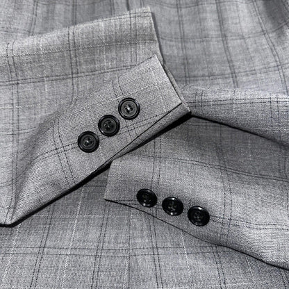 VTG Mens 2 PC Suit 38 Jacket Coat Pants Gray Rockabilly 60s 1960s Petrocelli