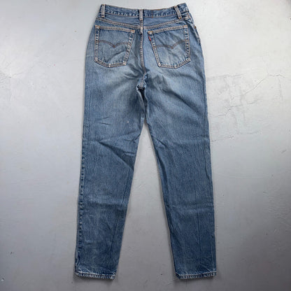 Levis 501 Vintage 80s USA XX Straight Leg Jeans Blue Med Wash Womens Act 29x32