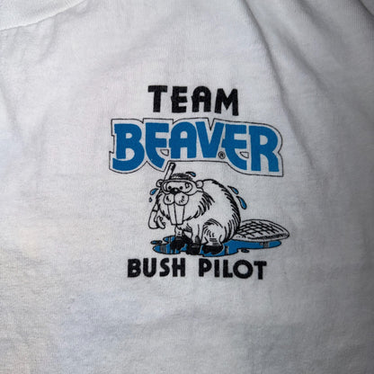 VTG 80s Oregon OSU T Shirt Beaver Waterproof Sunblock Surf Graphic Skate Aloha