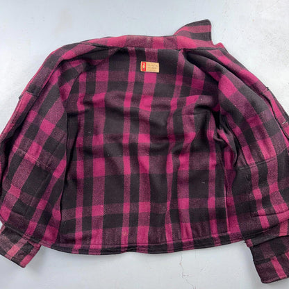 VTG 1950s Black Bear Purple Faded Double Mackinaw Wool Cruiser Jacket Filson 50s