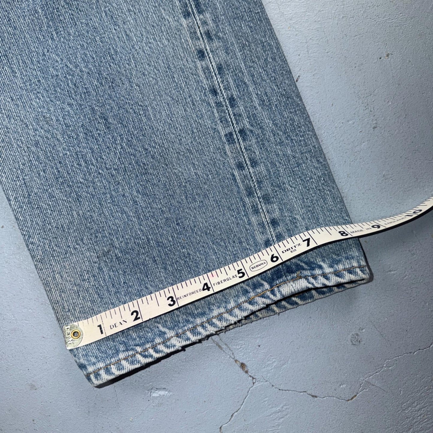 Levis 501 Vintage 80s Redline Selvedge USA XX Jeans Light Wash 36x38 Act 33x33