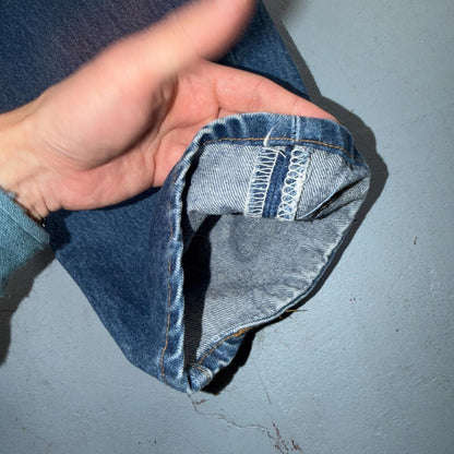 Levis 501 Vintage 90s USA XX Straight Leg Jeans Blue Med Wash 36x34 Act 33x30