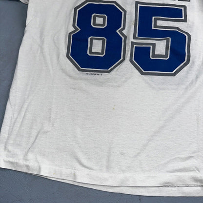 Kauai Hawaii 1985 VTG T Shirt 85 Jersey Style Tee Double Sided Graphic Numbers