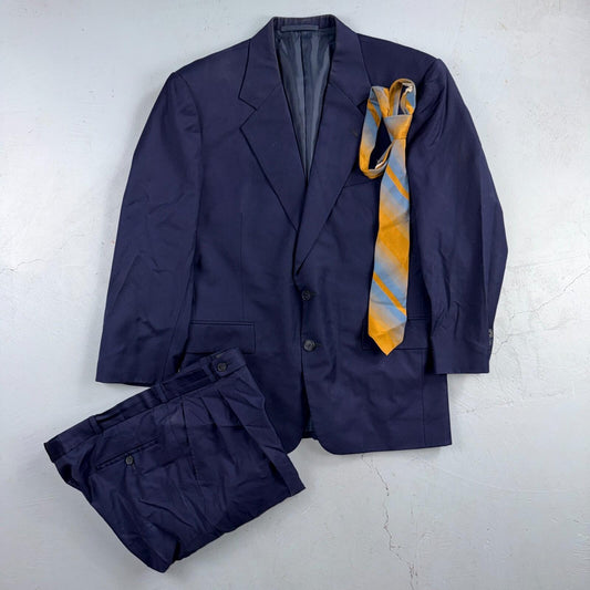 90s Wool 2 Piece Suit 40