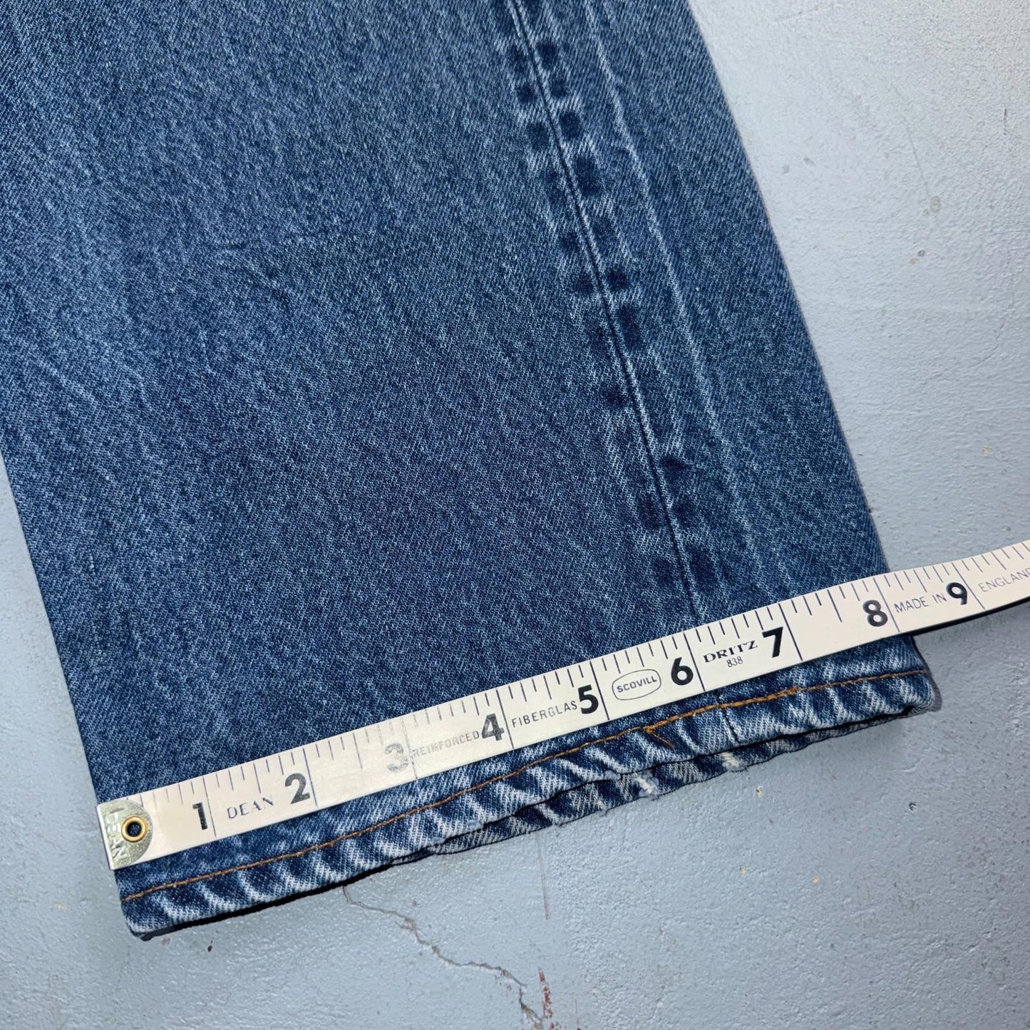 Levis 501 Vintage 80s Redline Selvedge USA XX Jeans Light Wash 35x32 Act 32x28