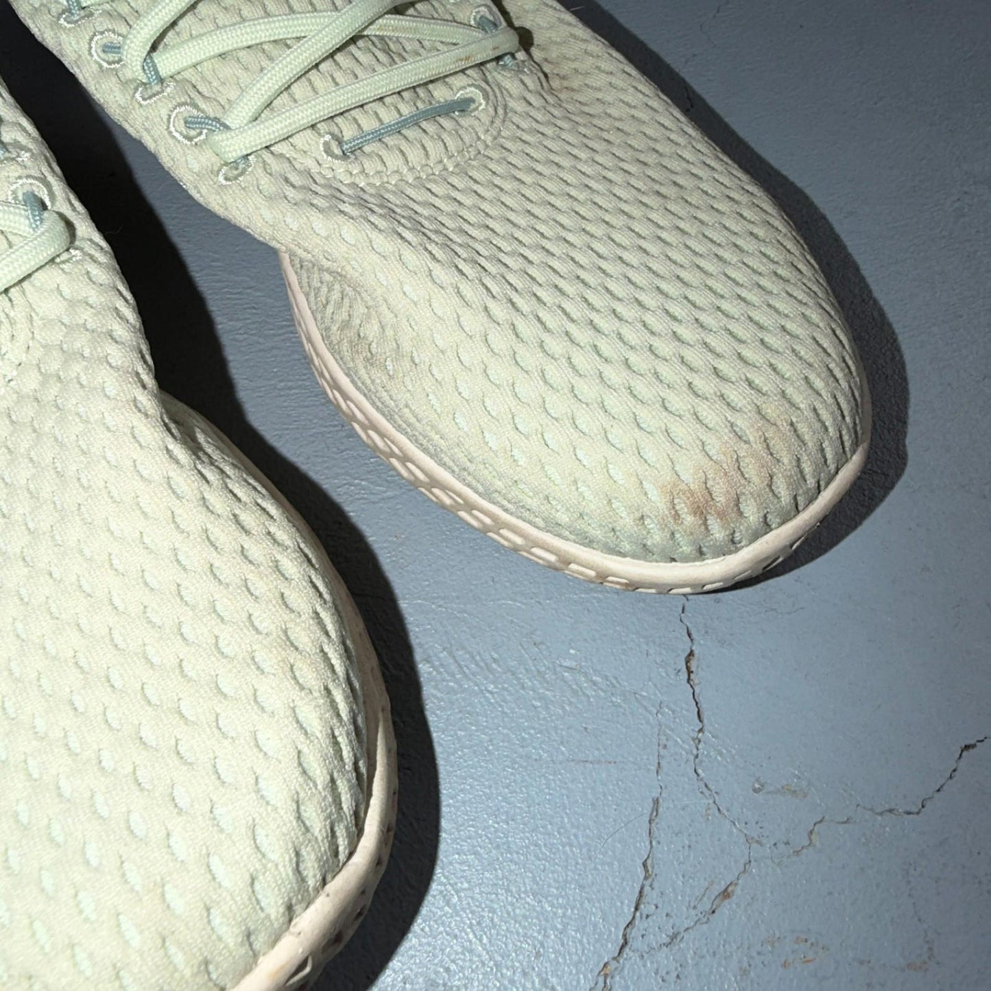 Adidas Pharrell Williams HU Linen Green Tennis Shoes Sneaker CP9765 Mens Sz 7