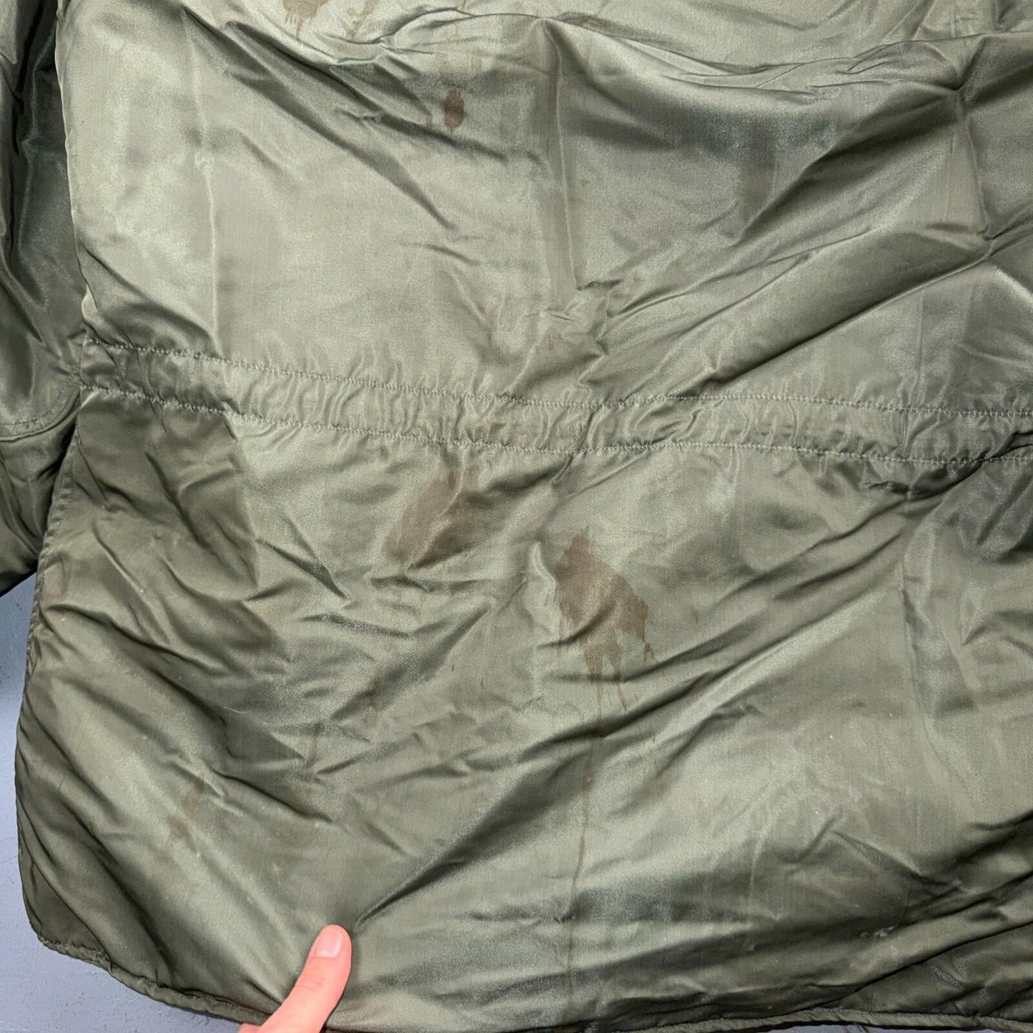 VTG 1960s USAF N-3B Parka Jacket Real Fur Air Force M 60s Air N3B Rare Coat