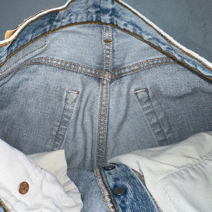 Levis 501 Vintage 90s Mexico Straight Leg Jeans 33x34 Y2K Light Wash Act 30x29