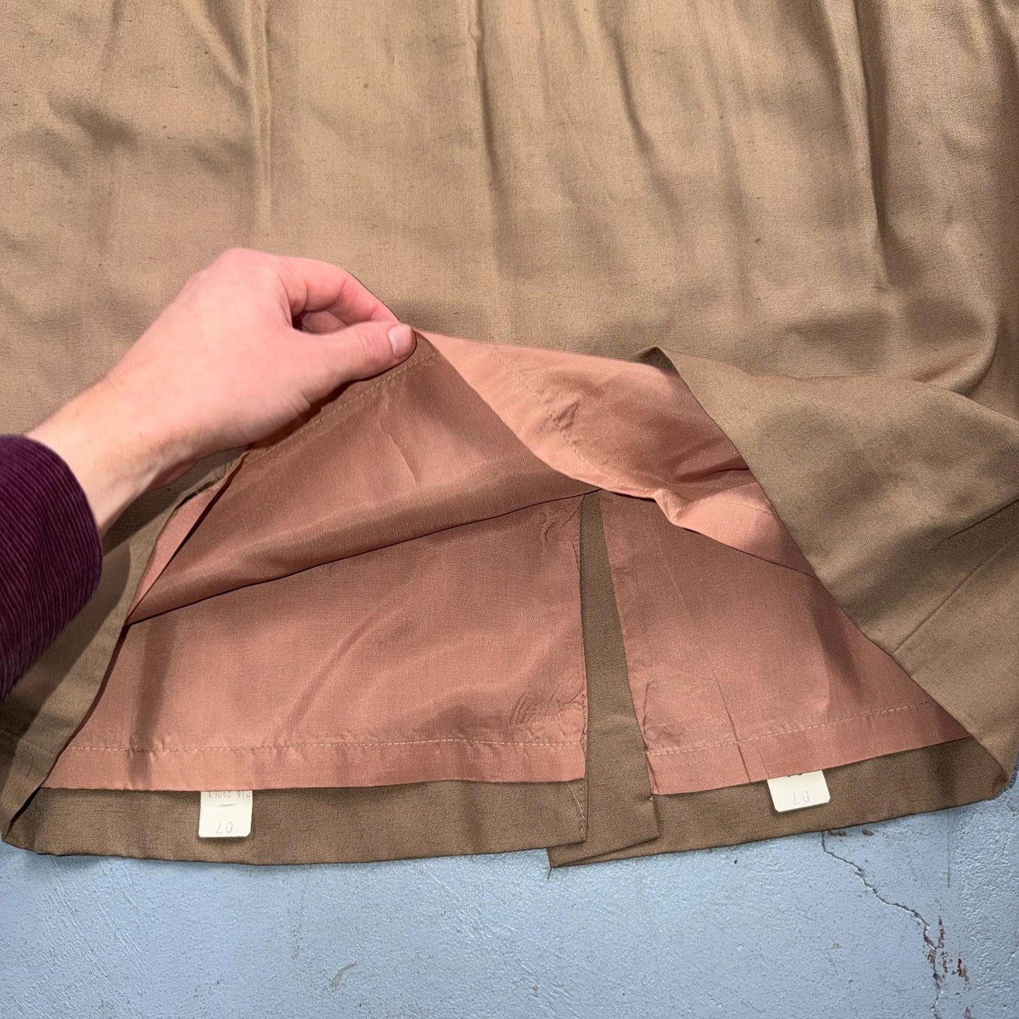 VTG Christian Dior Suit Womens Double Breast Suit Skirt Blazer 80s Size 16 1980s