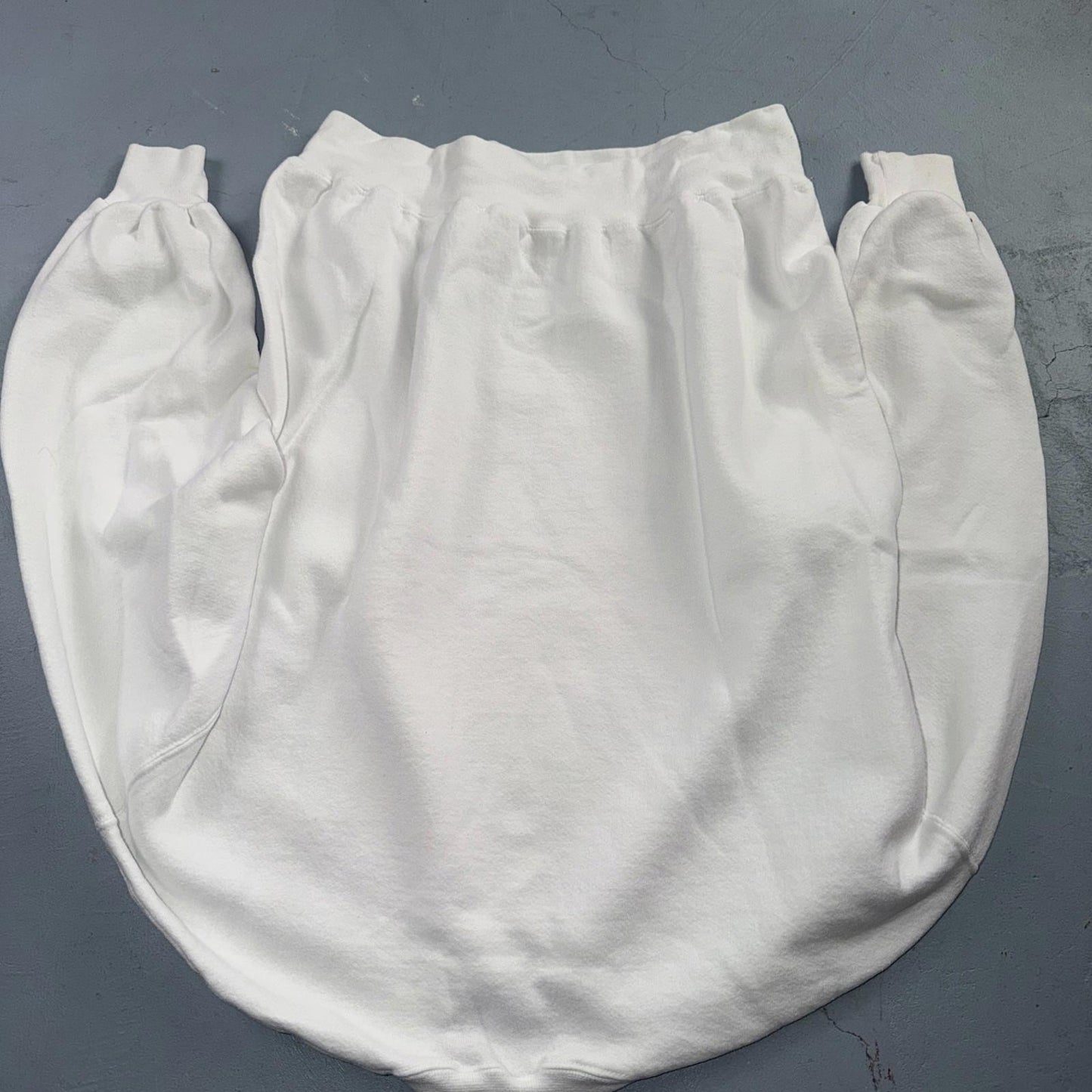 Russell Athletic XL Sweatshirt 90s VTG Crewneck White Basic Blank Essential