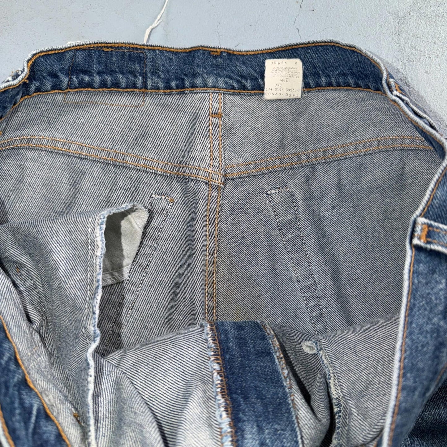 Levis 540 Vintage 90s Y2K Relaxed Fit Jeans Blue Med Wash 40x30 Act 38x29