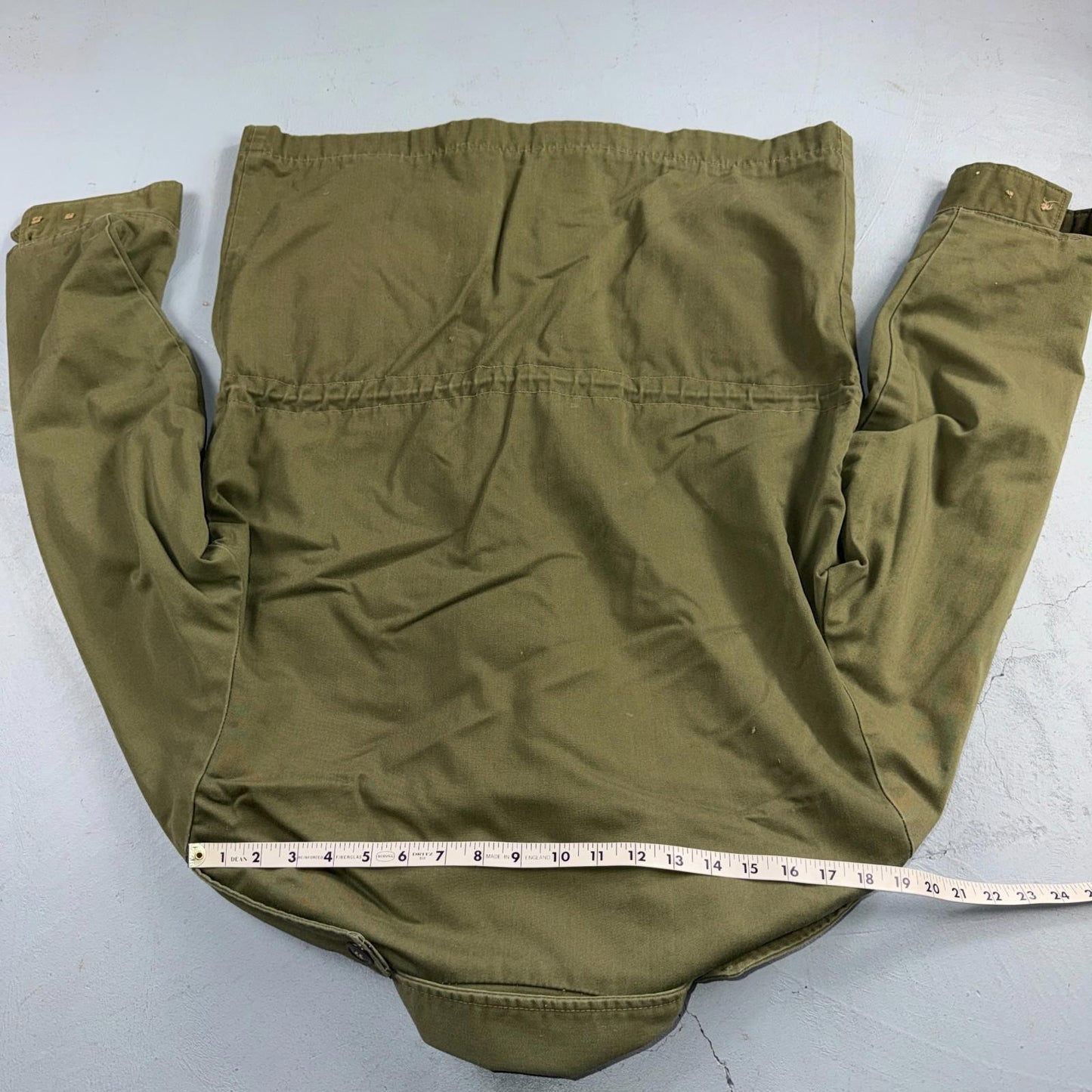 Vintage M 1951 Field Jacket US ARMY Military OG 107 Coat M51 Size M? Cut Tag