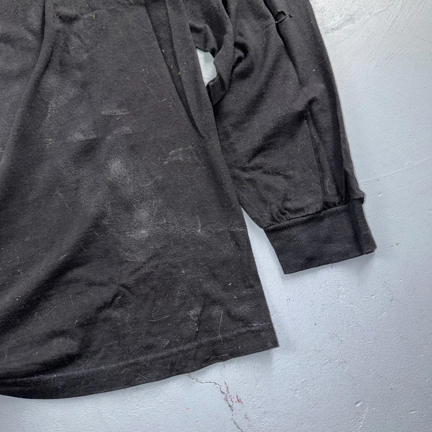 Black Lab Dog VTG T Shirt Art Photograph Animals Grunge Music Ducks Graphic