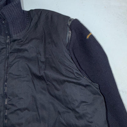 Paul & Shark Yachting Wool Revesible Heavy Jacket Removable Sleeves Italy Vest