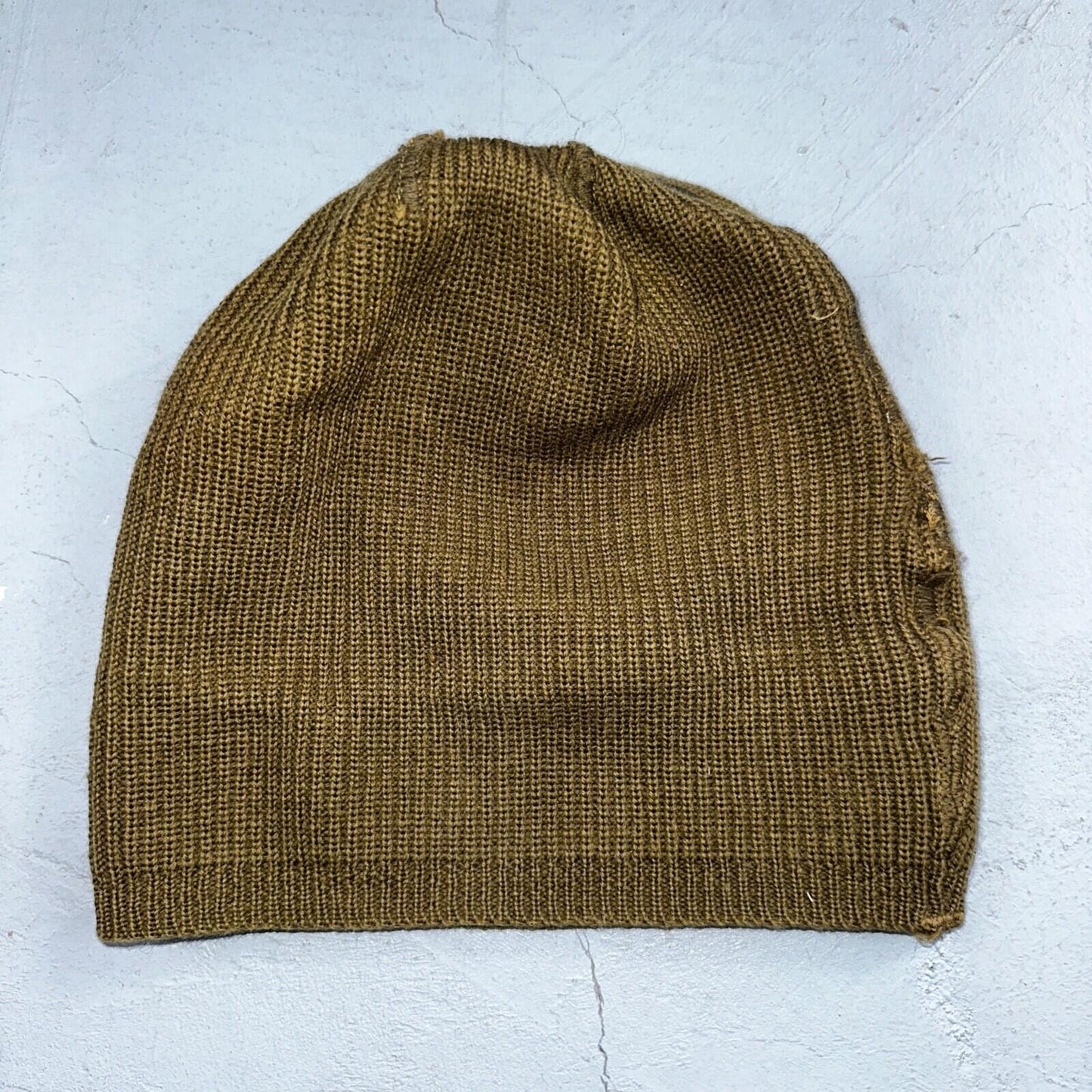 Vintage WWII Watch Cap Hat A-4 Rare Green Air Force Army 40s 50s Military A4 WW2