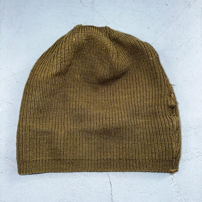 Vintage WWII Watch Cap Hat A-4 Rare Green Air Force Army 40s 50s Military A4 WW2