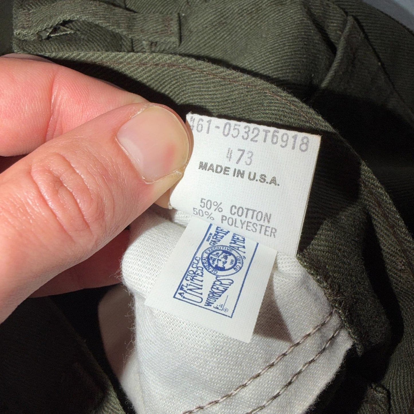 Vintage Osh Kosh Bgosh Pants Mens 40 (38x28) Green Union Made Sanforized 70s