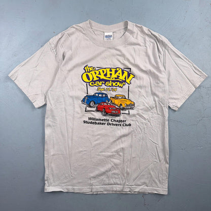 Orphan Show 2004 Y2K Cars VTG T Shirt Drivers Club Hot Rod Cool Graphic