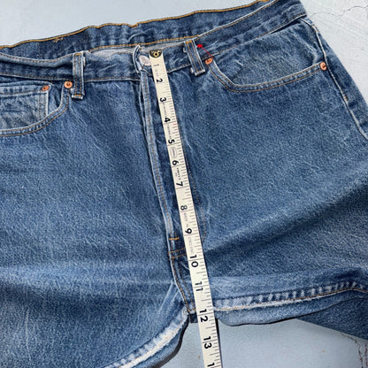 Levis 501 Vintage 80s USA XX Straight Leg Jeans Blue Med Wash 36x31 Act 33x26