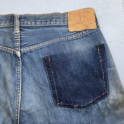 Levis 501 Big E Vintage 60s Redline Selvedge USA XX 1960s Jeans 66 Act 36x26