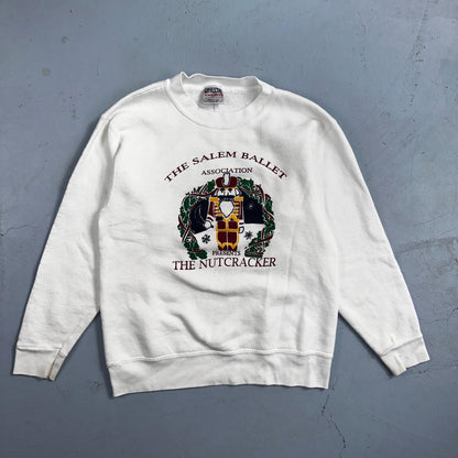 Oneita Nutcracker Salem Oregon USA Sweatshirt VTG Crewneck XL Winter Christmas