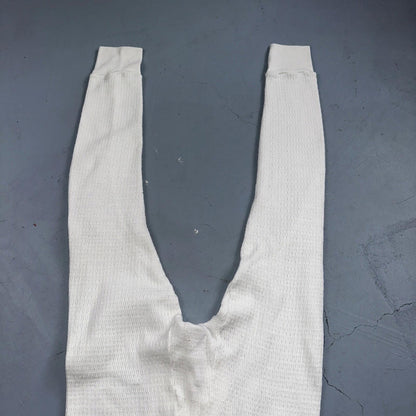 VTG J. C. Penny Cotton Poly Pants Thermal Underwear S 1960s 70s Rockabilly