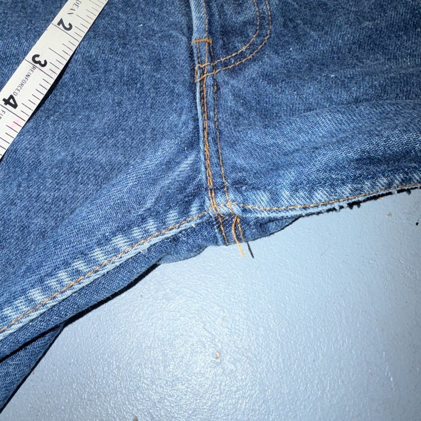 Levis 501 Vintage 80s USA XX Straight Leg Jeans Blue Med Wash 40x32 Act 39x29