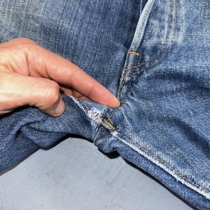 Levis 501 Vintage 80s Redline Selvedge USA XX Jeans Med Wash 42x34 Act 39x31