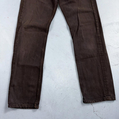 Levis 501 Vintage Y2K 90s XX Straight Leg Jeans Gray Light Wash 28x30 Act 27x28