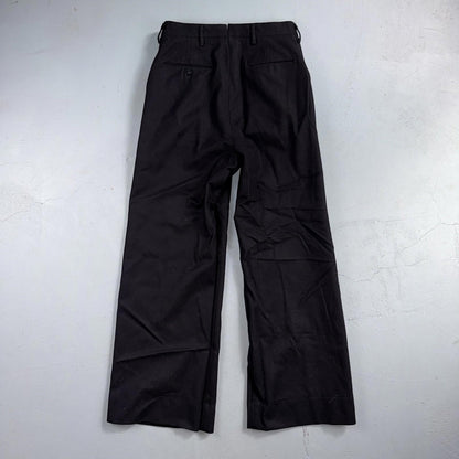 VTG 40s WWII US Naval Clothing Factory Wool Sailor Pants Navy 30L Bell Bottoms