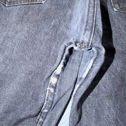 Levis 501 Vintage 80s USA XX Straight Leg Jeans Black Light Wash 30x30 Act 29x29