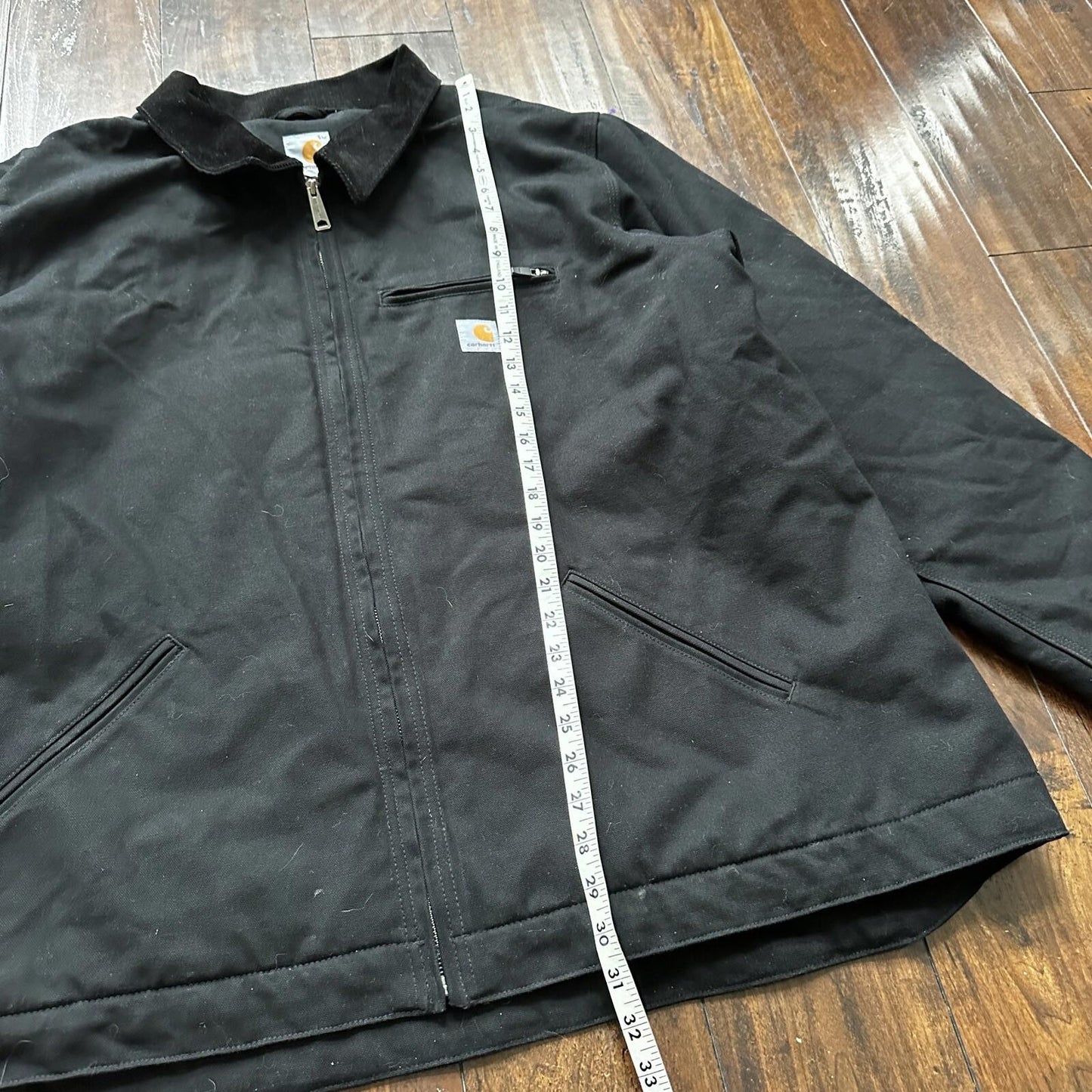 Carhartt Duck Detroit Jacket Men’s Size 3XLT CT103828 Black Hip Hop Rap Work VTG