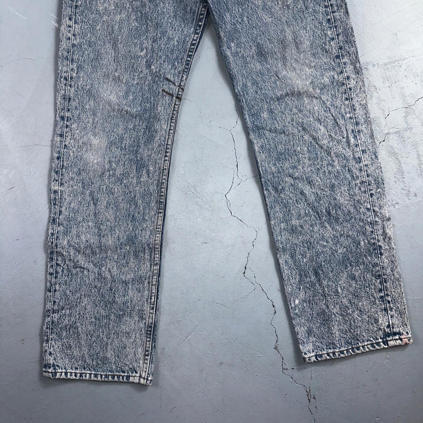 Levis 501 Vintage 90s USA XX Straight Leg Jeans Blue Light Wash 32x30 Act 30x29