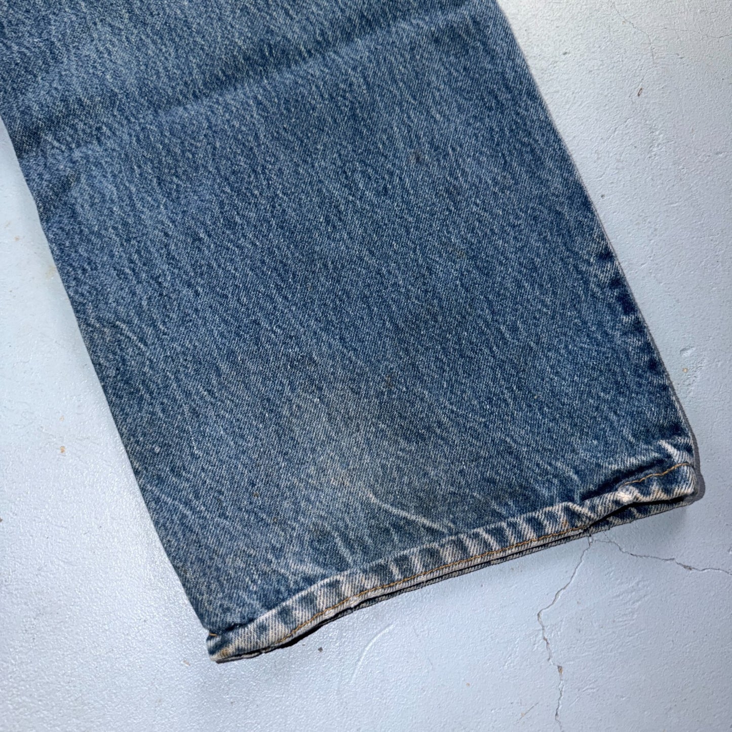 Levis 501 Vintage 80s USA XX Straight Leg Jeans Blue Light Wash 40x30 Act 37x28