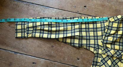 VTG 1950s NOS Plaid Flannel Boys Shirt Lot Newberry Rockabilly Size 10 RARE 50s