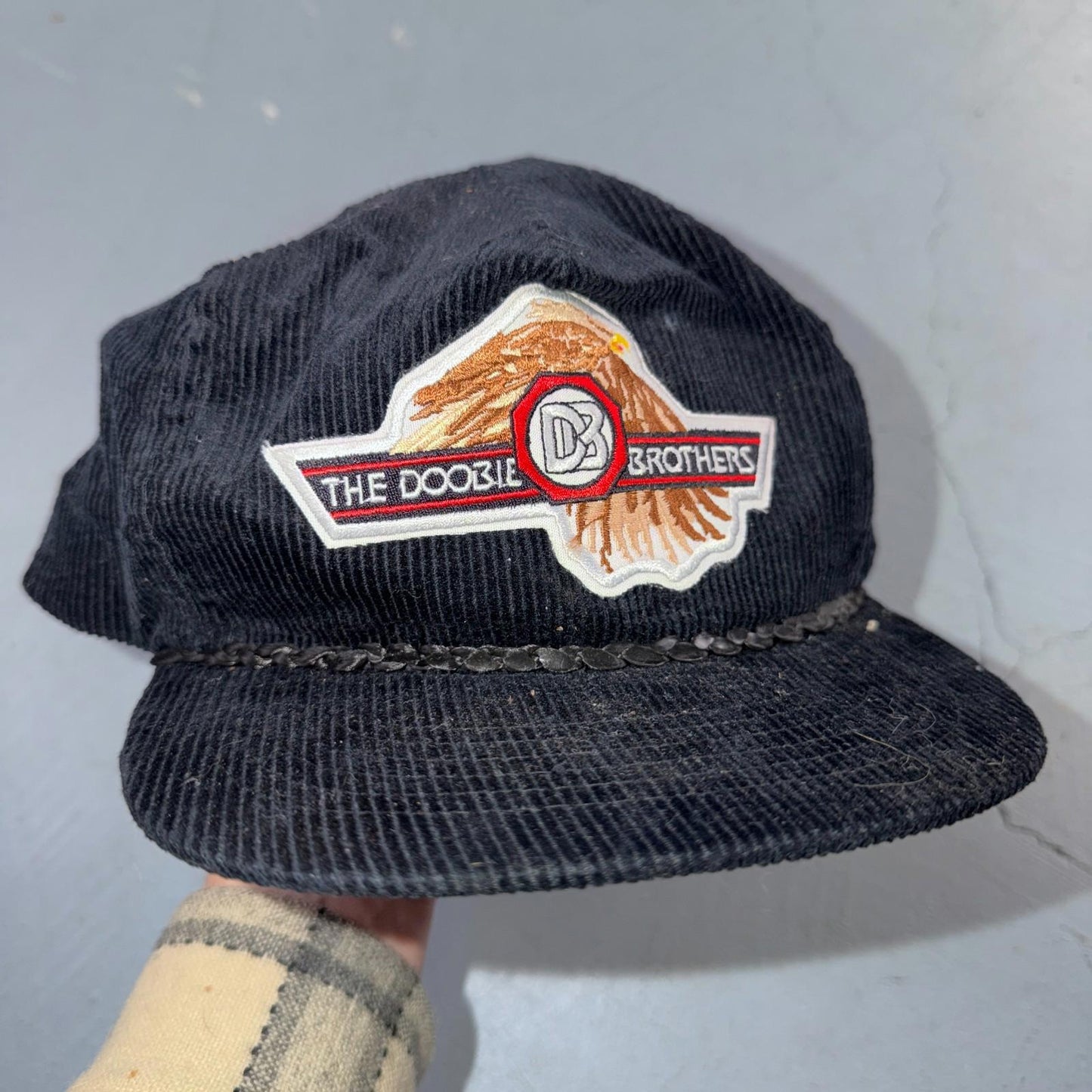 Doobie Brothers Corduroy VTG Hat Baseball Cap Snapback 80s Concert Rock Band