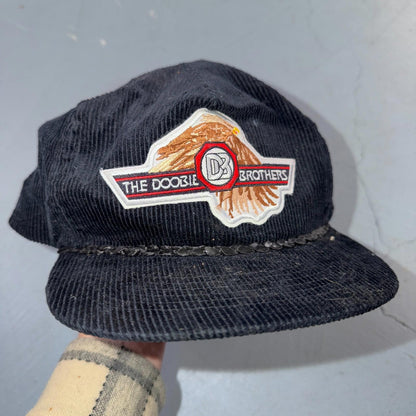 Doobie Brothers Corduroy VTG Hat Baseball Cap Snapback 80s Concert Rock Band