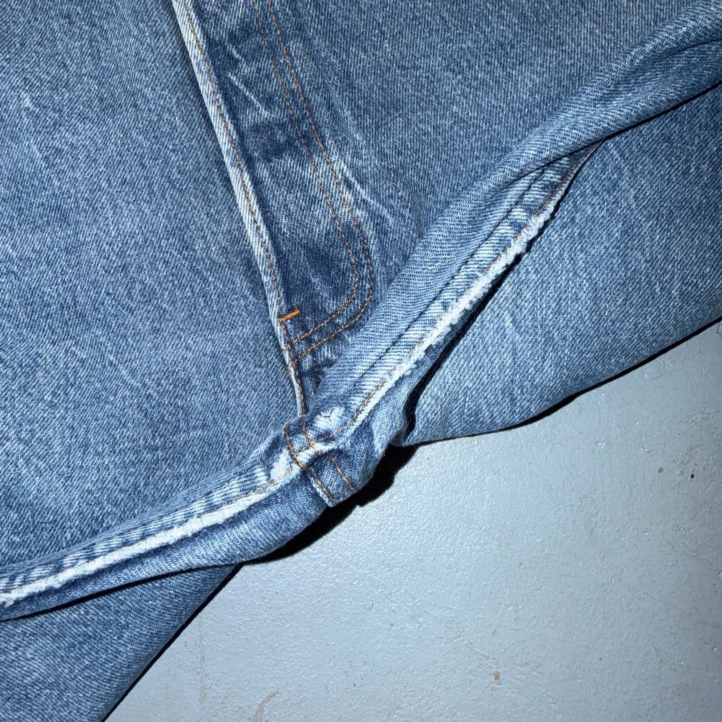 Levis 501 Vintage 80s USA XX Straight Leg Jeans Blue Light Wash 40x33 Act 38x29