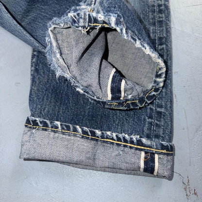 Levis 501 Big E Vintage 60s Redline Selvedge USA XX 1960s Jeans 66 Act 28x28