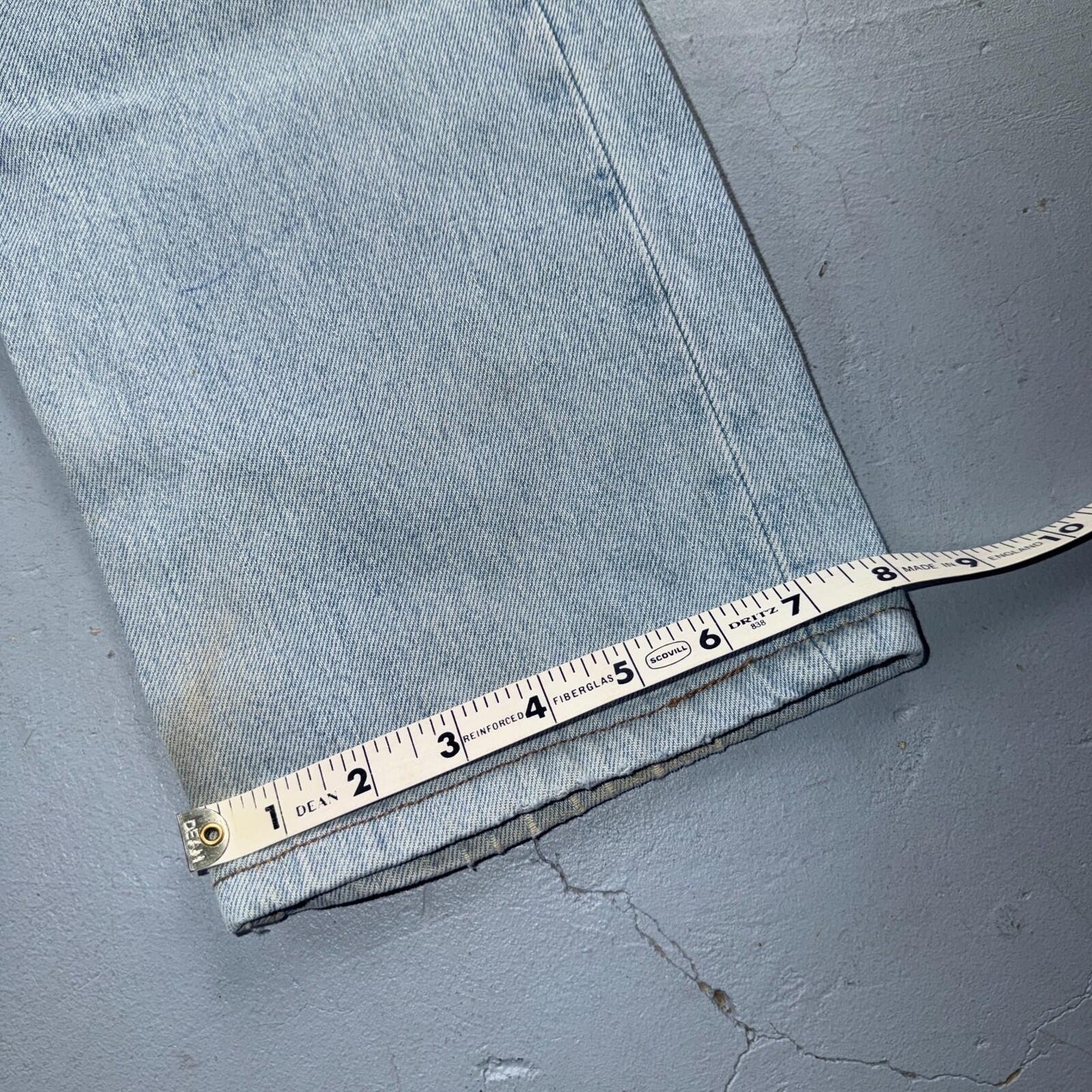 Levis 501 Vintage Y2K 90s XX Straight Leg Jeans Blue Light Wash 34x36 Act 32x29