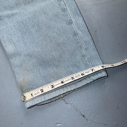 Levis 501 Vintage Y2K 90s XX Straight Leg Jeans Blue Light Wash 34x36 Act 32x29
